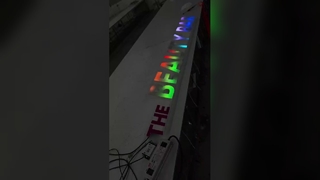 Full color led channel letter sign for THE BEAUTY BAR